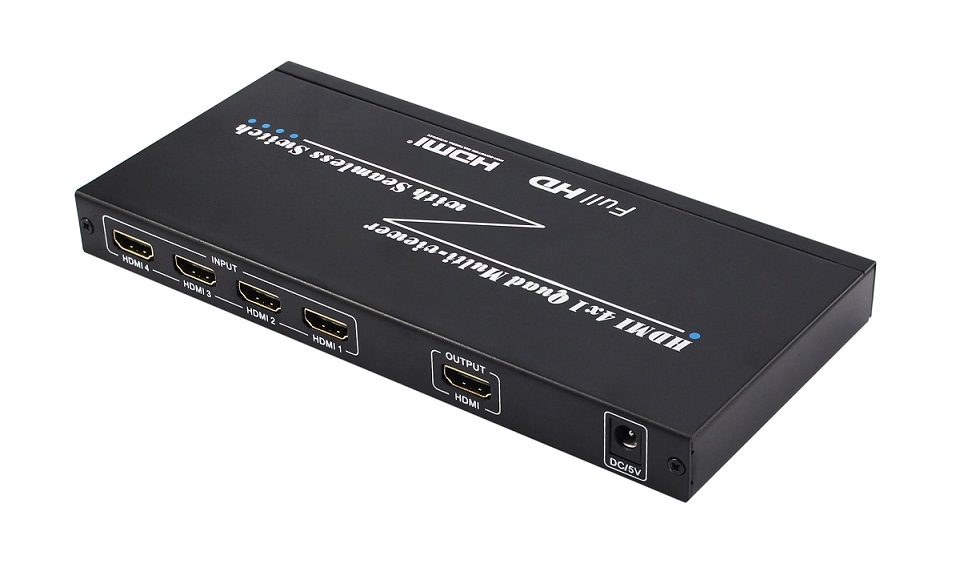 HDMI 4x1 Quad Multi-viewer with Seamless Switcher